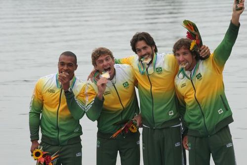 K4 masculino conquistou o ouro no Pan (foto: Thiago Padovanni/ www.webventure.com.br)