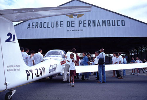 A chegada em Recife (foto: )