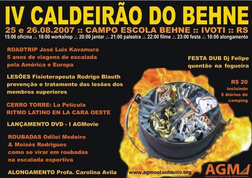 Flyer do evento (foto: www.agmontanhismo.org)