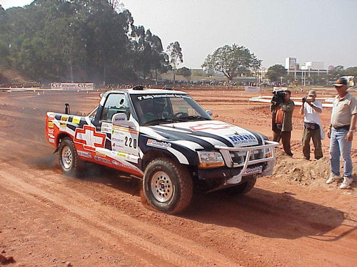 Luciano Cunha pilota a S-10 da Chevrolet Rally Team (foto: Marcelo Krings / Arquivo Webventure)