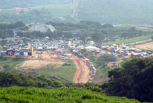 Vista aérea do MTB 12 Horas (foto: Thiago Padovanni/ www.webventure.com.br)