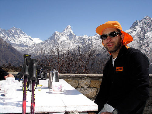 Rodrigo durante expedição em 2005 (foto: Arquivo Pessoal)