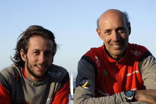 Betão e Igor Bely embarcam em abril para Polinésia para dar continuidade à travessia (foto: Divulgação/ Maristela Colucci)