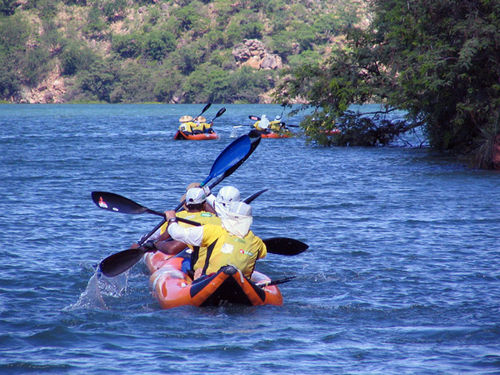 Trecho de canoagem foi muito desgastante (foto: Thiago Padovanni/ www.webventure.com.br)