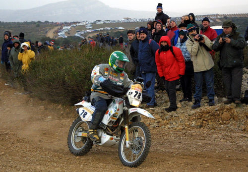 Mingione na segunda especial deste Dakar 2002. (foto: Ricardo Ribeiro)