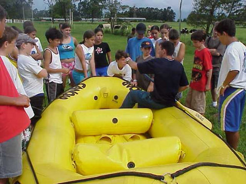 Instrução de rafting (foto: Samir Souza)