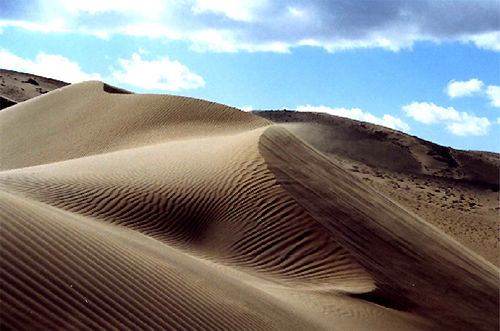 Dunas gigantes na região de Copiapó  no Chile (foto: Gerardo Fontaine)