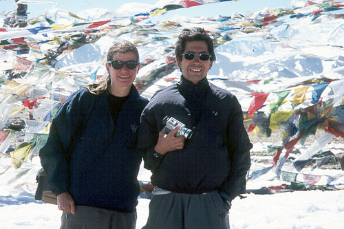 Helena e Paulo Coelho: especialistas em alta montanha. (foto: Arquivo pessoal)