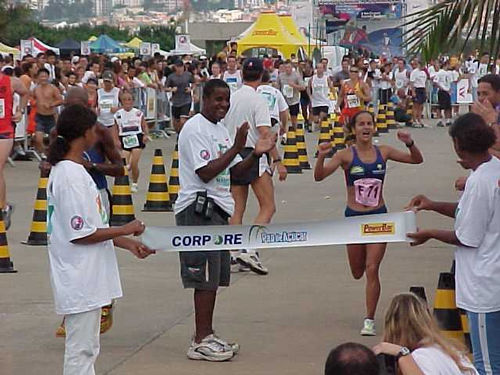 Marizete se classificando para a Bélgica (foto: Raquel Machado)