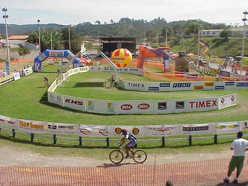 A arena montada para início da prova. (foto: Luciana de Oliveira)