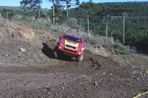 Carro da dupla Spinelli/Valerio  vencedores da categoria. (foto: Marcelo Krings / Webventure)