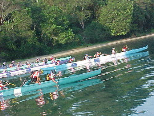 Largada da etapa de canoa. (foto: Camila Christianini / Webventure)