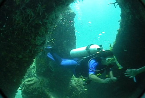 Cueva azul. (foto: Ricardo Stangorlini)