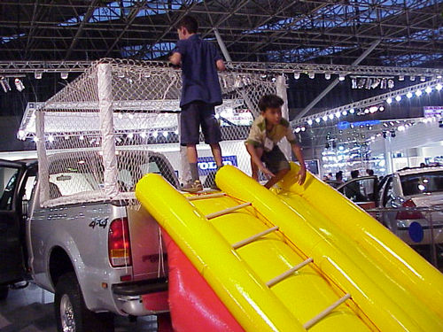 Playground no estande da Ford no Salão do Automóvel. (foto: Luciana de Oliveira / Webventure)