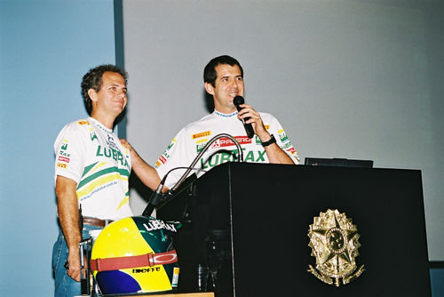 André e Klever durante a palestra (foto: Ricardo Ribeiro / VipComm)