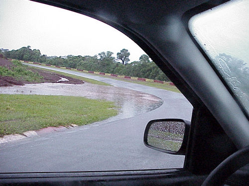 Água acumulada no Bacião (foto: )